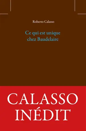 Ce qui est unique chez Baudelaire