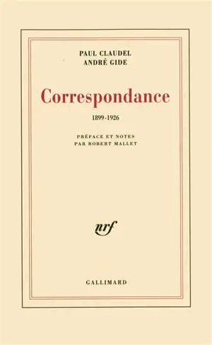 Correspondance : 1899-1926