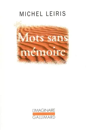 Mots sans mémoire