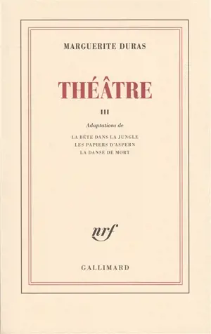 Théâtre. Vol. 3