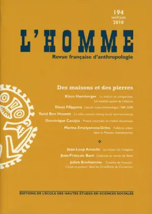 SOLDE 5.85 - REVUE L'HOMME N  194