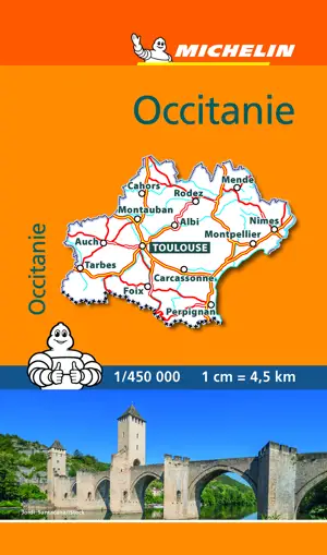MINI CARTE OCCITANIE  1/450 000