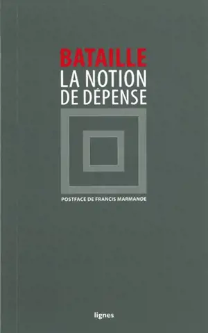 La notion de dépense