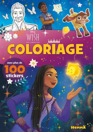 Disney Wish : Coloriage avec plus de 100 stickers