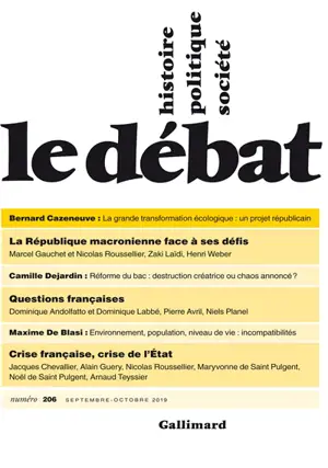 Débat (Le), n° 206