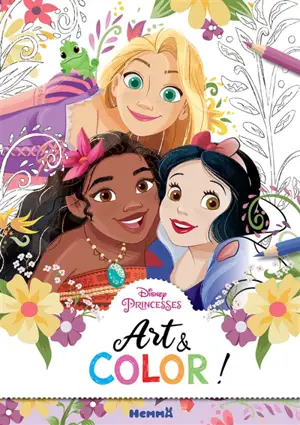 Disney princesses : art & color !