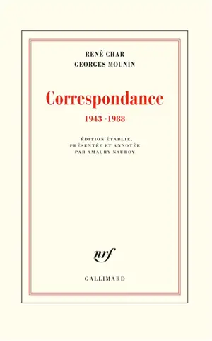 Correspondance : 1943-1988