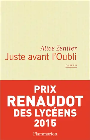 Juste avant l'oubli