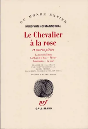 Le chevalier à la rose : et autres pièces