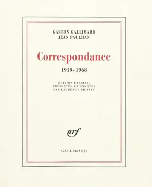 Correspondance : 1919-1968