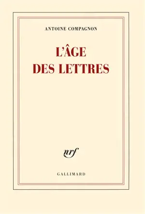 L'âge des lettres