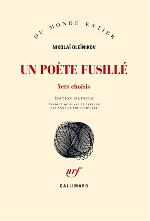 Un poète fusillé : vers choisis
