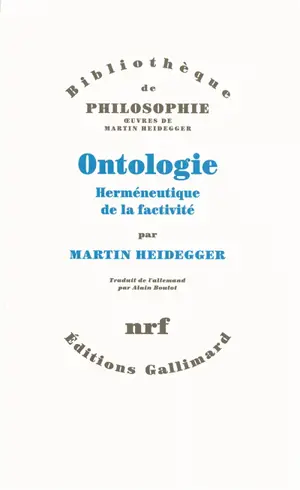 Ontologie : herméneutique de la factivité