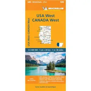 Carte Régionale Western USA, Western Canada