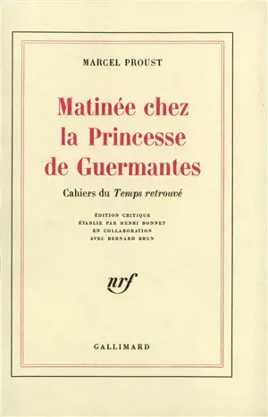 Matinée chez la princesse de Guermantes