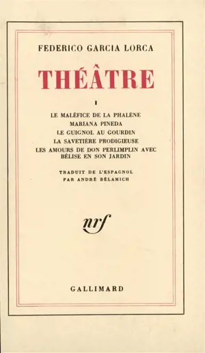 Théâtre. Vol. 1