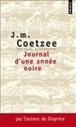 JOURNAL D'UNE ANNEE NOIRE  - POINTS -