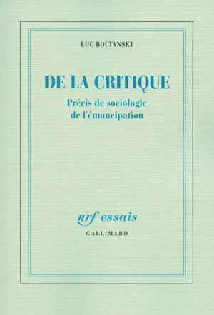 DE LA CRITIQUE PRECIS DE SOCIO DE L'EMANCIPATION
