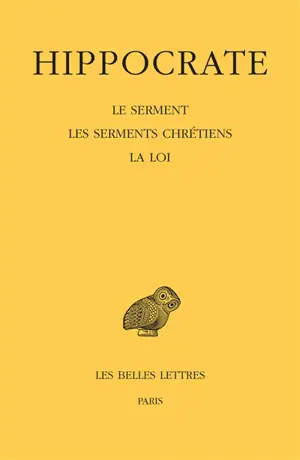 Oeuvres complètes. Vol. 1-2. Le serment. Les serments chrétiens. La loi
