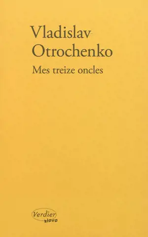 Mes treize oncles : légendes pour un album de photographies