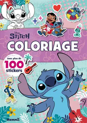 Disney Stitch : Coloriage avec plus de 100 stickers