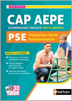 PSE, prévention santé environnement : CAP AEPE accompagnant éducatif petite enfance