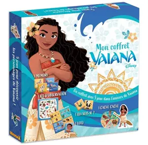 Disney Vaiana : Mon coffret jeux : Mon coffret Vaiana