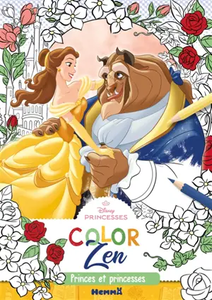 Disney Princesses : Color Zen : Princes et princesses