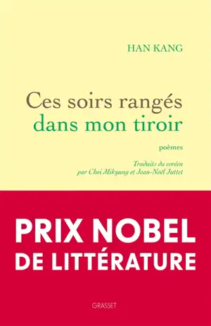 Ces soirs rangés dans mon tiroir : poèmes