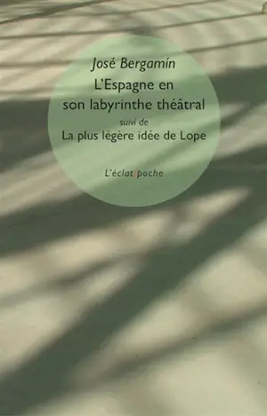 L'Espagne en son labyrinthe théâtral. La plus légère idée de Lope