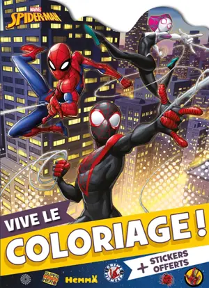 Marvel Spider-Man : Vive le coloriage ! (Spider-Man Team) : + stickers offerts