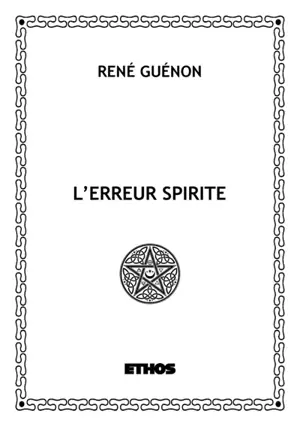 L'erreur spirite