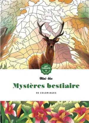 Mystères bestiaire : 50 coloriages