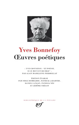 Oeuvres poétiques