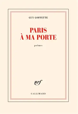 Paris à ma porte : poèmes