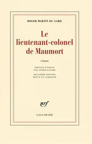 Le lieutenant-colonel de Maumort