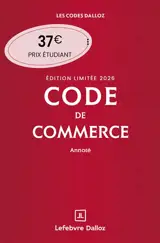 Code de commerce 2026, annoté