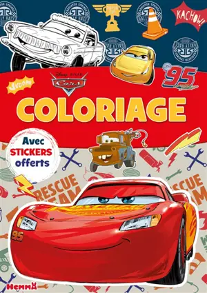 Disney Pixar Cars : Coloriage avec stickers (Flash) : offerts