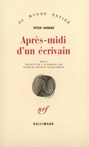 Après-midi d'un écrivain : récit