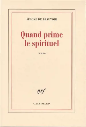 Quand prime le spirituel