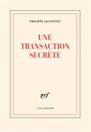 Une transaction secrète : lectures de poésie