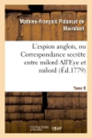 L'espion anglois, Tome 6