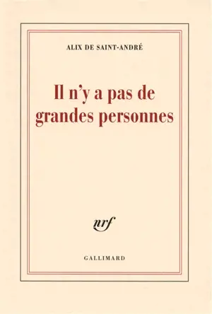 Il n'y a pas de grandes personnes