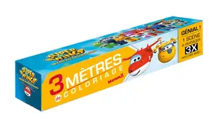 Super Wings, paré au décollage : 3 mètres de coloriage