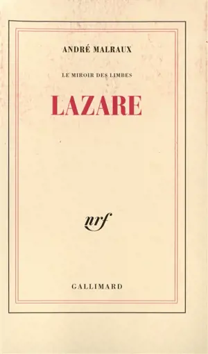Le miroir des limbes. Lazare