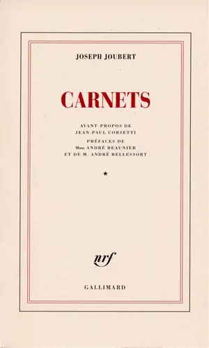 Carnets. Vol. 1