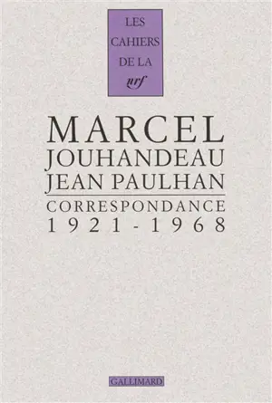 Correspondance : 1921-1968