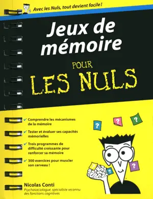 JEUX DE MEMOIRE POUR LES NULS