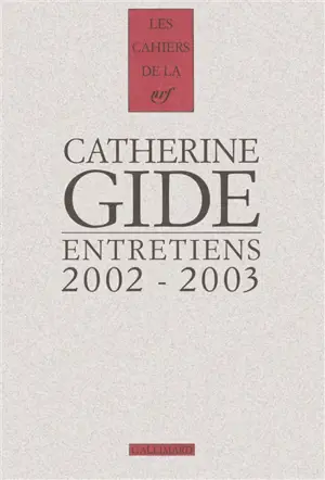 Entretiens : 2002-2003