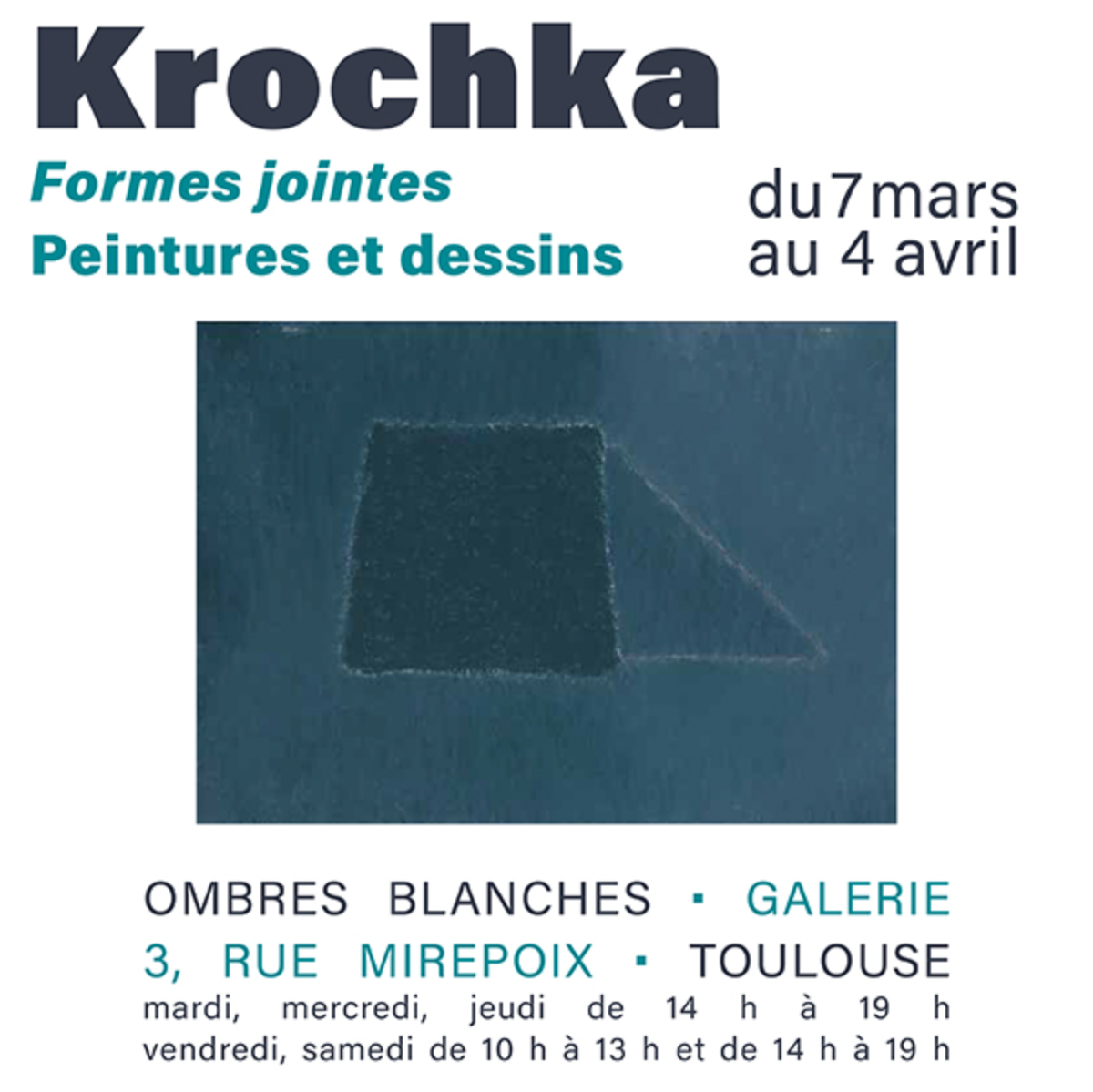La nouvelle exposition Ombres blanches